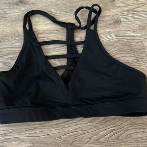 Black Zyia Grid Bra